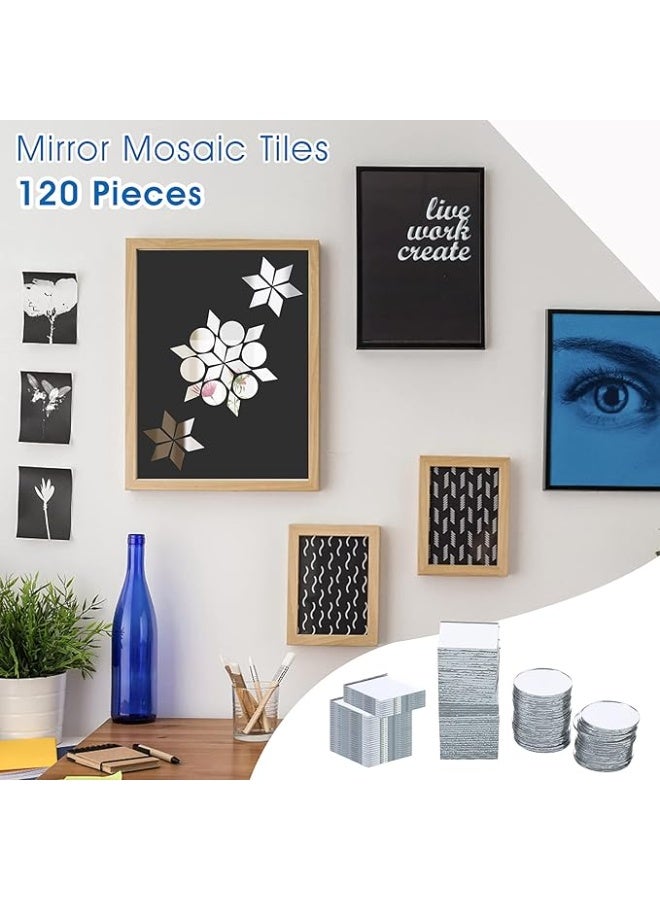 شركة إيماز ذ.م.م. مجموعة متنوعة من بلاط المرايا الزجاجية للأعمال اليدوية، قطع فسيفساء صغيرة مستديرة ومربعة ومعينية الشكل، قطع زجاجية عاكسة لتزيين المنزل، كرات الديسكو، والمشاريع الفنية، عبوة مرايا صغيرة متعددة الأشكال بحواف ناعمة. - Image 4